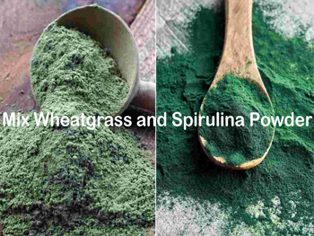 Can I Mix Wheatgrass And Spirulina Powder?